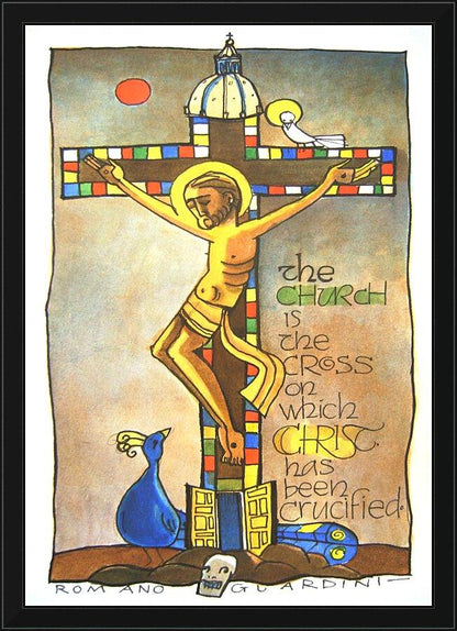 Wall Frame Black - Church Cross by Br. Mickey McGrath, OSFS - Trinity Stores