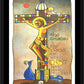 Wall Frame Black, Matted - Church Cross by Br. Mickey McGrath, OSFS - Trinity Stores