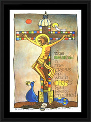 Wall Frame Black - Church Cross by M. McGrath