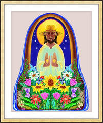 Wall Frame Gold - Christ the Gardener by M. McGrath