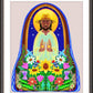 Wall Frame Espresso, Matted - Christ the Gardener by Br. Mickey McGrath, OSFS - Trinity Stores