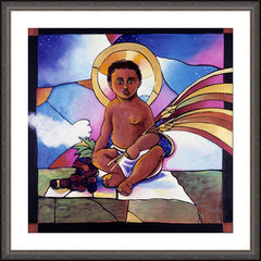 Wall Frame Espresso - Child Jesus by M. McGrath