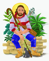 Giclée Print - Christ at the Kitchen Door by M. McGrath