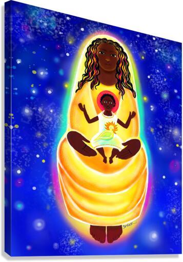 Canvas Print - Mary, Cosmic Lady of Light by Br. Mickey McGrath, OSFS - Trinity Stores