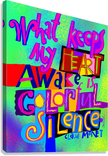 Colorful Silence - Canvas Print