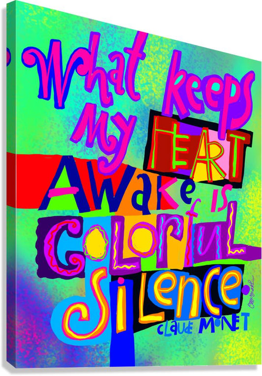 Colorful Silence - Canvas Print