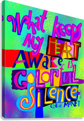 Canvas Print - Colorful Silence by M. McGrath