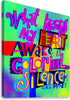 Colorful Silence - Canvas Print