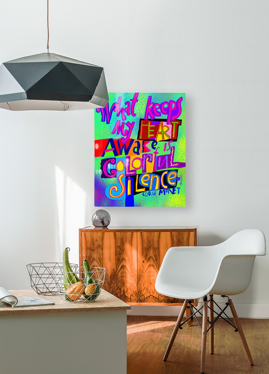Colorful Silence - Metal Print