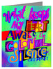 Colorful Silence - Note Card 