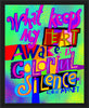 Wall Frame Black - Colorful Silence by M. McGrath
