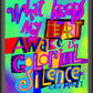 Wall Frame Espresso - Colorful Silence by M. McGrath