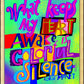 Wall Frame Gold - Colorful Silence by M. McGrath