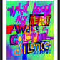 Wall Frame Black, Matted - Colorful Silence by M. McGrath