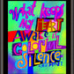 Wall Frame Espresso - Colorful Silence by M. McGrath