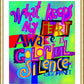 Wall Frame Gold, Matted - Colorful Silence by M. McGrath