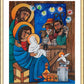 Wall Frame Gold, Matted - Christmas Light by Br. Mickey McGrath, OSFS - Trinity Stores