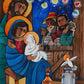 Wall Frame Espresso, Matted - Christmas Light by Br. Mickey McGrath, OSFS - Trinity Stores