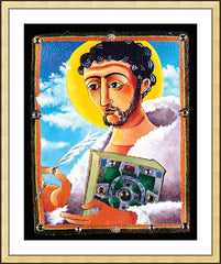 Wall Frame Gold - St. Columcill by M. McGrath