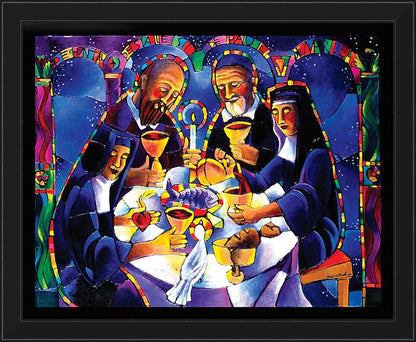 Wall Frame Black - Communion of Saints by M. McGrath