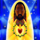 Canvas Print - Cosmic Sacred Heart by Br. Mickey McGrath, OSFS - Trinity Stores