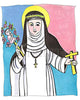 Acrylic Print - St. Catherine of Siena by Br. Mickey McGrath, OSFS - Trinity Stores