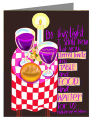 Custom Text Note Card - St. Catherine of Siena Quote by M. McGrath