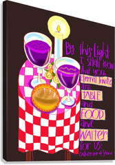 Canvas Print - St. Catherine of Siena Quote by M. McGrath