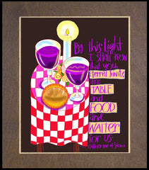 Wood Plaque Premium - St. Catherine of Siena Quote by M. McGrath