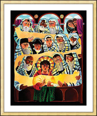 Wall Frame Gold - Christ the Student by M. McGrath
