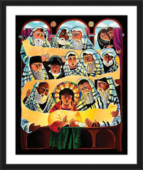 Wall Frame Black - Christ the Student by M. McGrath