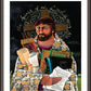 Wall Frame Espresso, Matted - Christ the Teacher by Br. Mickey McGrath, OSFS - Trinity Stores