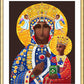 Wall Frame Gold, Matted - Our Lady of Czestochowa by M. McGrath