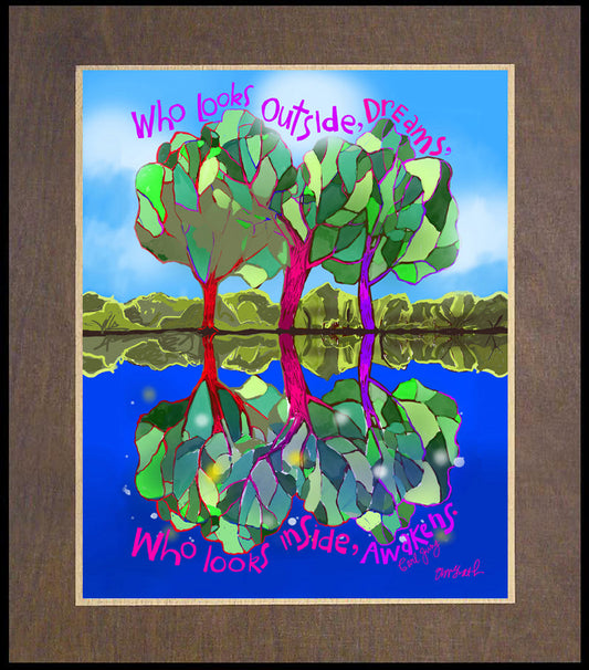 Dreams and Awakenings - Wood Plaque Premium
