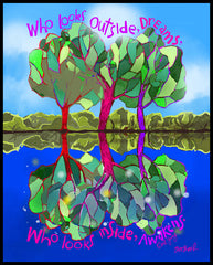 Wood Plaque - Dreams and Awakenings by M. McGrath