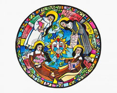 Acrylic Print - Doctors of the Church Mandala by M. McGrath