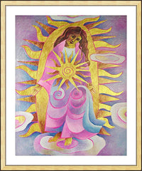 Wall Frame Gold - Mary, Dawn on High by M. McGrath