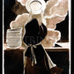 Wall Frame Espresso, Matted - St. Thérèse Doing the Dishes by M. McGrath