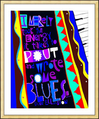 Wall Frame Gold - Duke Ellington by M. McGrath