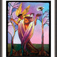 Wall Frame Espresso, Matted - Easter Morning by Br. Mickey McGrath, OSFS - Trinity Stores