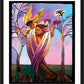 Wall Frame Black, Matted - Easter Morning by Br. Mickey McGrath, OSFS - Trinity Stores