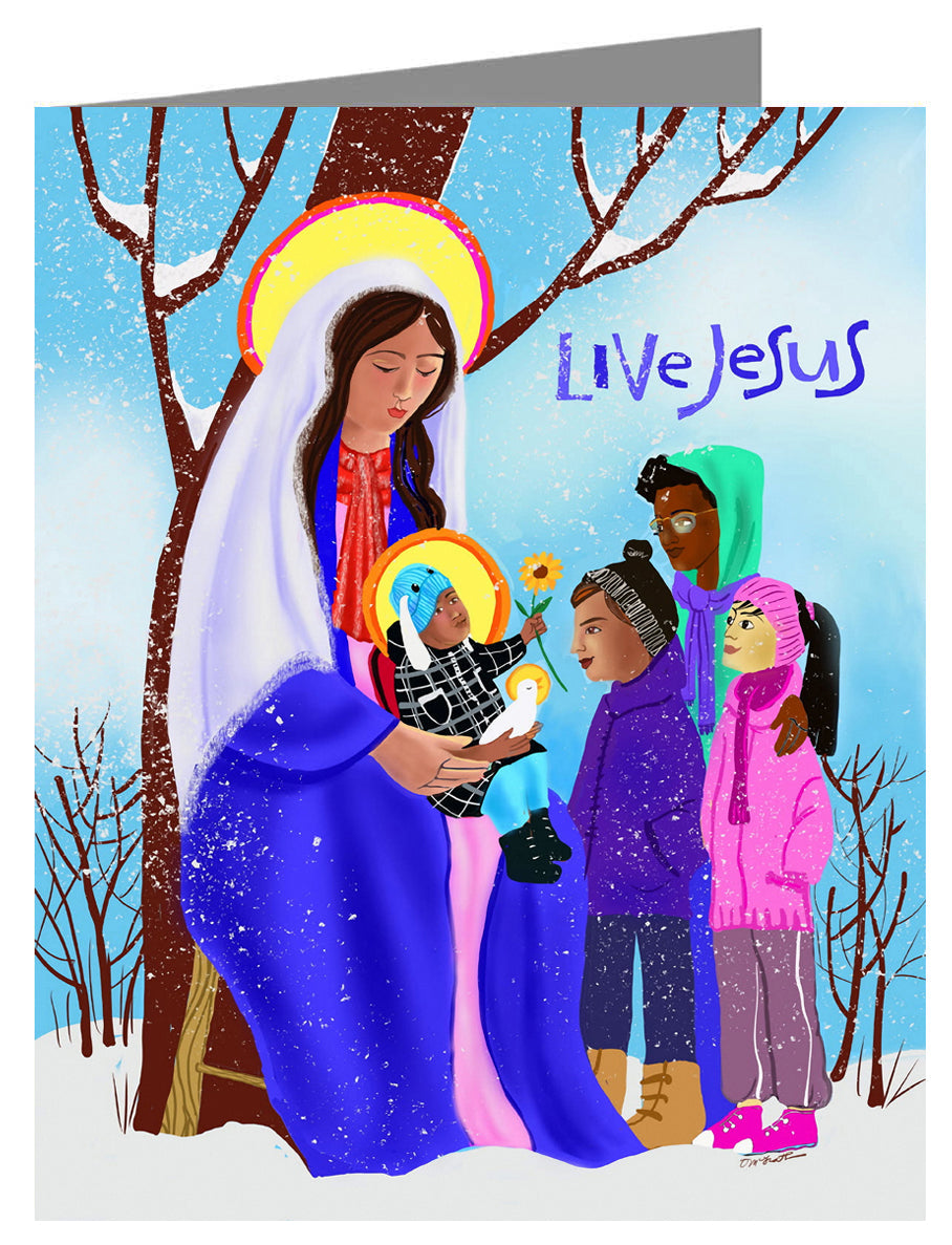 Our Lady of Minneapolis - Custom Text Note Card 