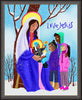 Wall Frame Espresso - Our Lady of Minneapolis by M. McGrath