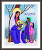 Wall Frame Espresso, Matted - Our Lady of Minneapolis by M. McGrath