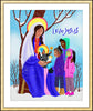 Wall Frame Gold, Matted - Our Lady of Minneapolis by M. McGrath