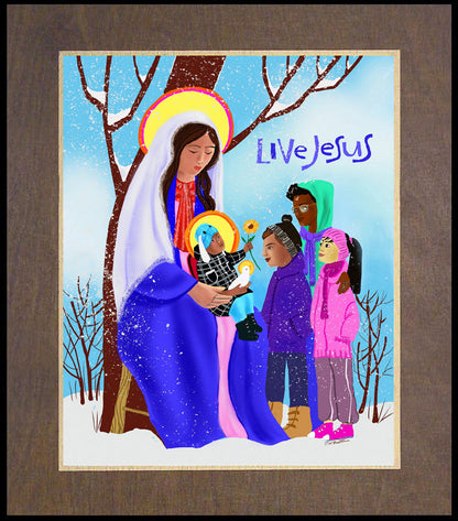 Our Lady of Minneapolis - Wood Plaque Premium