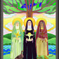 Wall Frame Espresso - Earth Mothers by M. McGrath