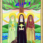 Wall Frame Gold - Earth Mothers by M. McGrath