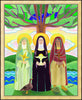 Wall Frame Gold - Earth Mothers by M. McGrath