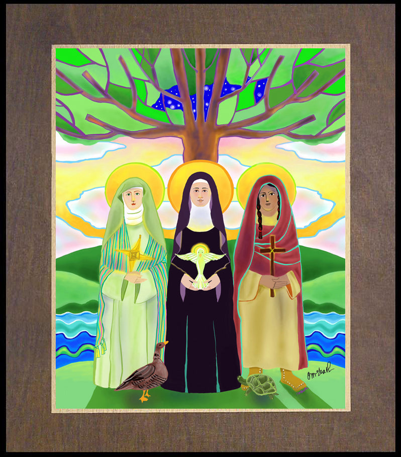 Earth Mothers - Wood Plaque Premium